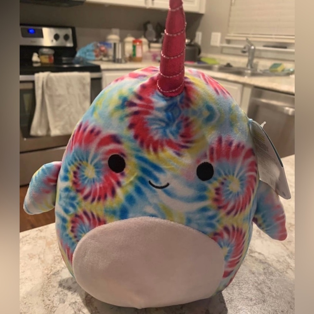 Squishmallow Milania the Narwhal 10" stuffed plush